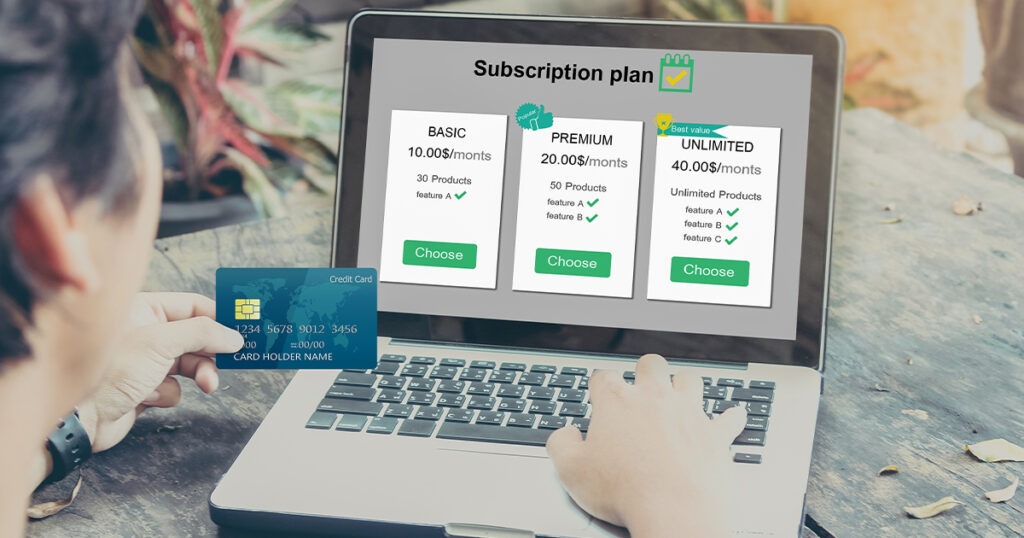 E commerce and Subscription